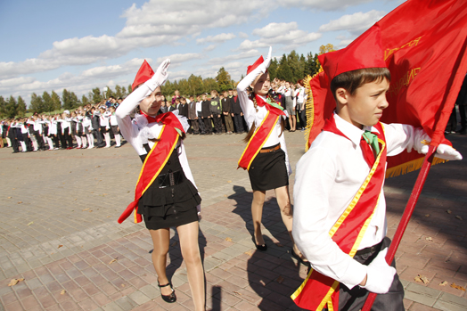 Слет пионеров. Буйничское поле