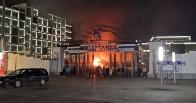 На стадионе «Спартак» в Могилеве произошел пожар На стадионе «Спартак» в Могилеве произошел пожар