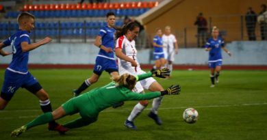 Игры отборочного раунда Чемпионата Европы по футболу среди девушек до 19 лет проходят в Могилеве. ФОТО Игры отборочного раунда Чемпионата Европы по футболу среди девушек до 19 лет проходят в Могилеве. ФОТО