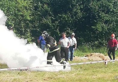 В Любужском лесопарке прошли соревнования санитарных и пожарных добровольных дружин