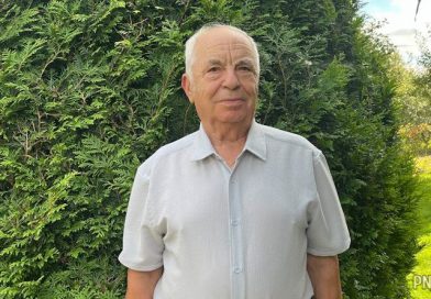 Он возглавлял агрохимическую службу Могилевской области. Встретились с почетным ветераном Михаилом Романюком