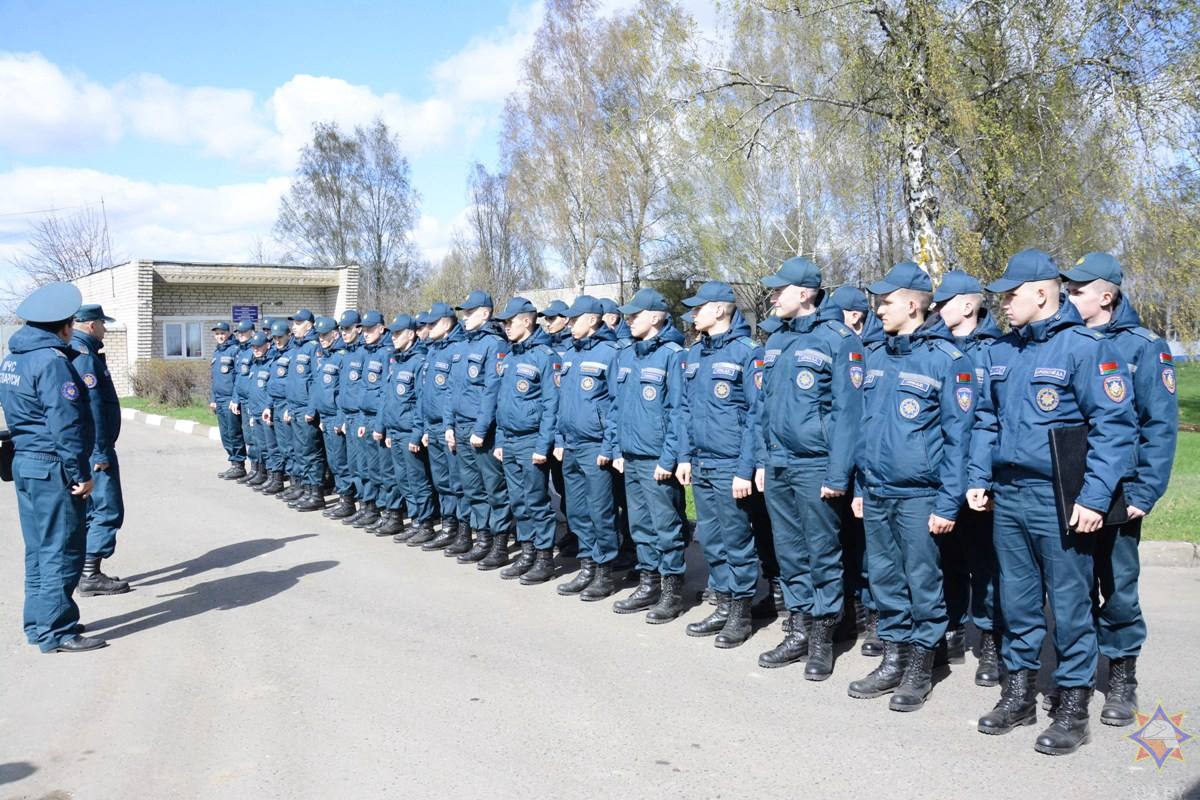 Учебный сбор курсантов Университета гражданской защиты МЧС стартовал в Могилевском районе
