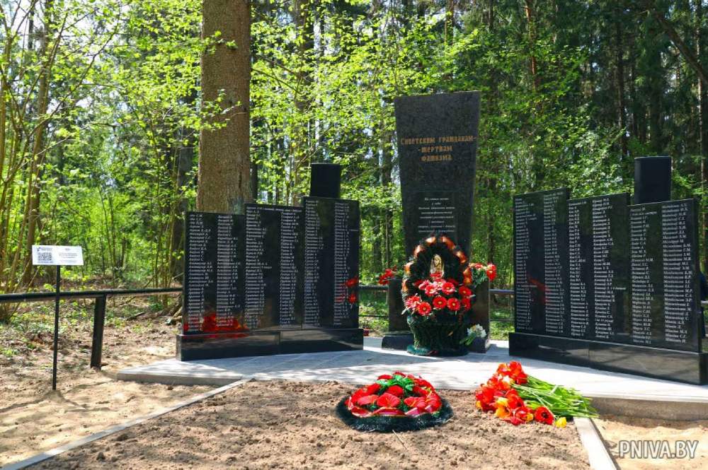 Память, сохраненная для будущих поколений: вблизи деревни Черемушки открыли обновленный памятный знак жертвам Великой Отечественной войны