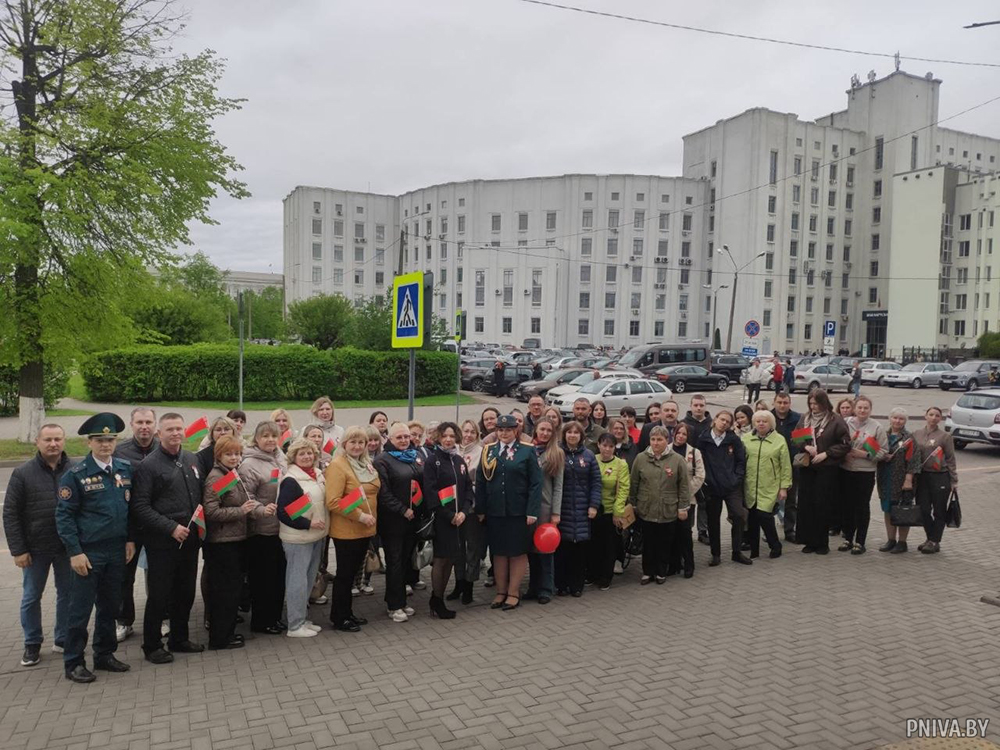 Делегация Могилевского района приняла участие в торжественном мероприятии, посвященном Государственным символам страны