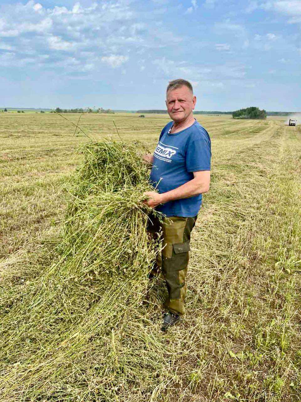 Кормозаготовка в Могилевском районе: первый укос завершен, ставка — на качество