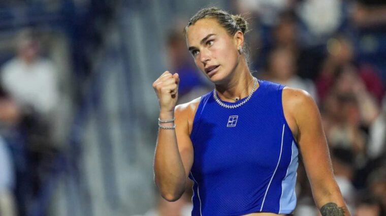 Белорусская теннисистка Арина Соболенко победила на старте турнира WTA-1000 в Цинциннати