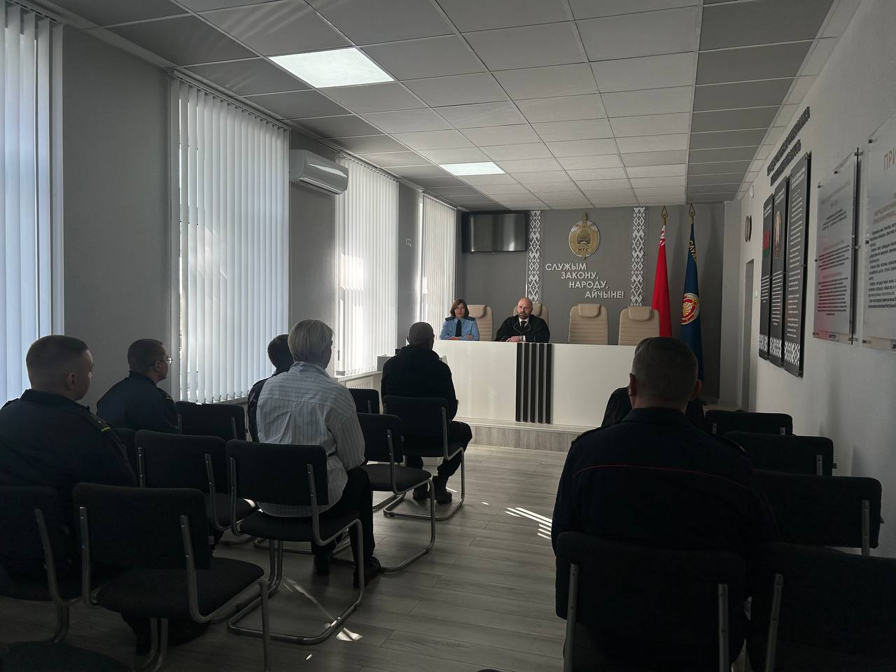 От превентивного надзора до ответственности за насилие: в Могилевском РОВД состоялся выездной суд